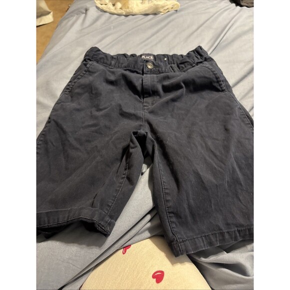 CHILDRENS PLACE NAVY BLUE SCHOOL UNIFORMS SHORTS SIZE 14 - Picture 1 of 5